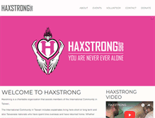 Tablet Screenshot of haxstrong.org